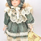 Vintage Regency Fine Arts Polly Put the Kettle On Porcelain Doll Retired Tagged