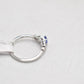 Vintage Sterling Silver & Tanzanite Ring – Size O 1/2