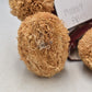 Vintage Sage Wooden Bristle Teddy Bear – 30cm