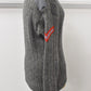 British Army Women’s Grey Wool Jersey Pullover Jumper 1978 Size 2 Broad Rib