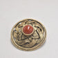 Vintage Celtic Knot Carnelian Brooch
