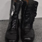 British Army DMS High Leg Leather Combat Boots – UK Size 4.5