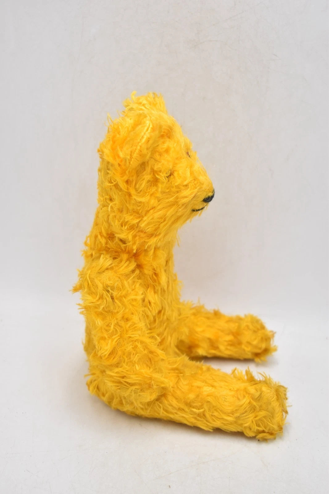 1950s Post-War Silk Plush Vintage Teddy Bear Rod Jointed 30cm