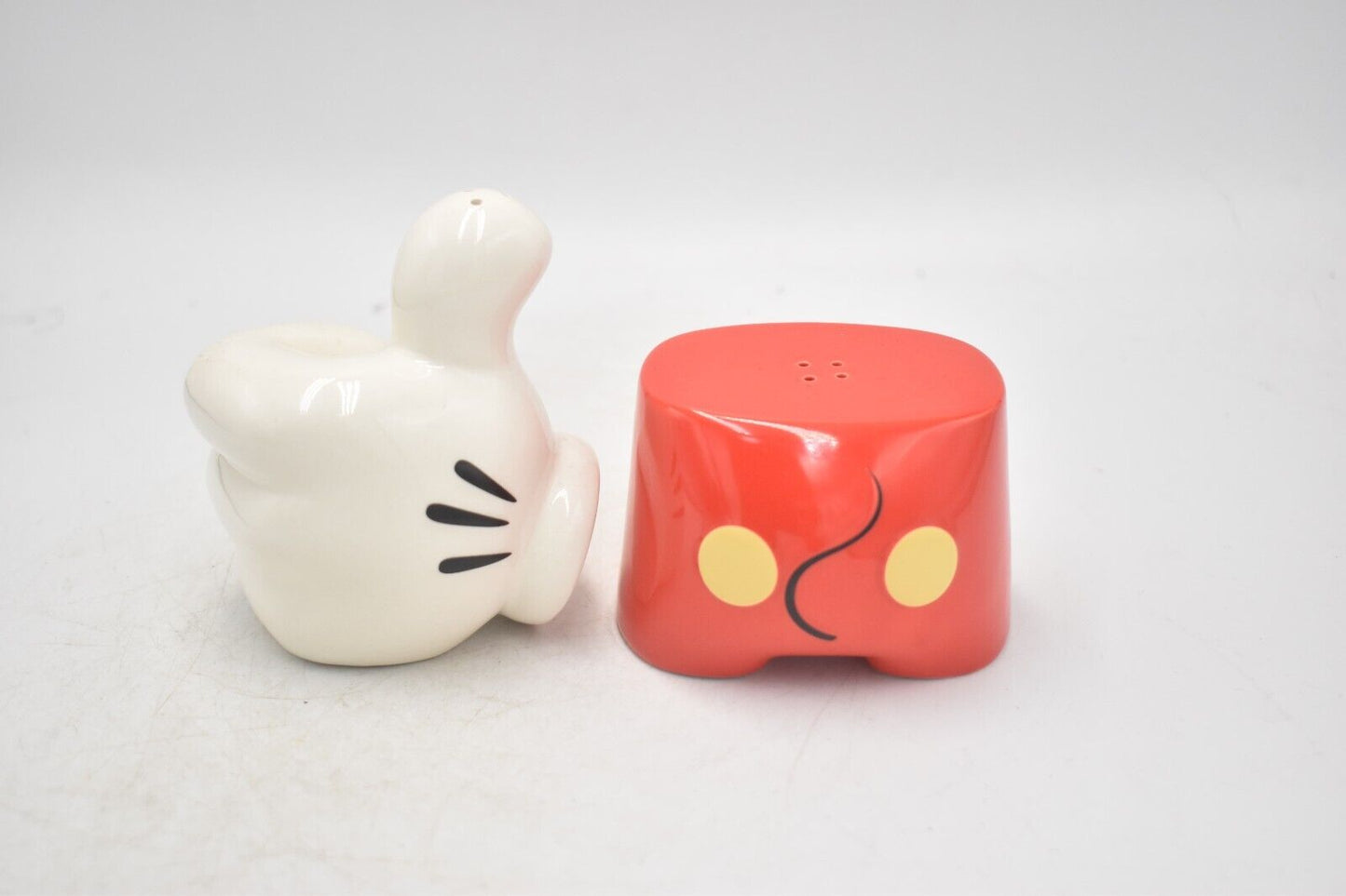 Disney Mickey Mouse Classic Shorts & Glove Salt and Pepper Shakers – Collectible
