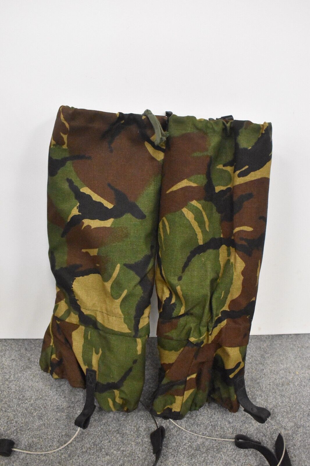 British Army DPM Camouflage Gaiters 1998 Standard Fit – Grade 1