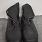 Swedish Army 1970s Black Leather Combat Boots – UK Size 8