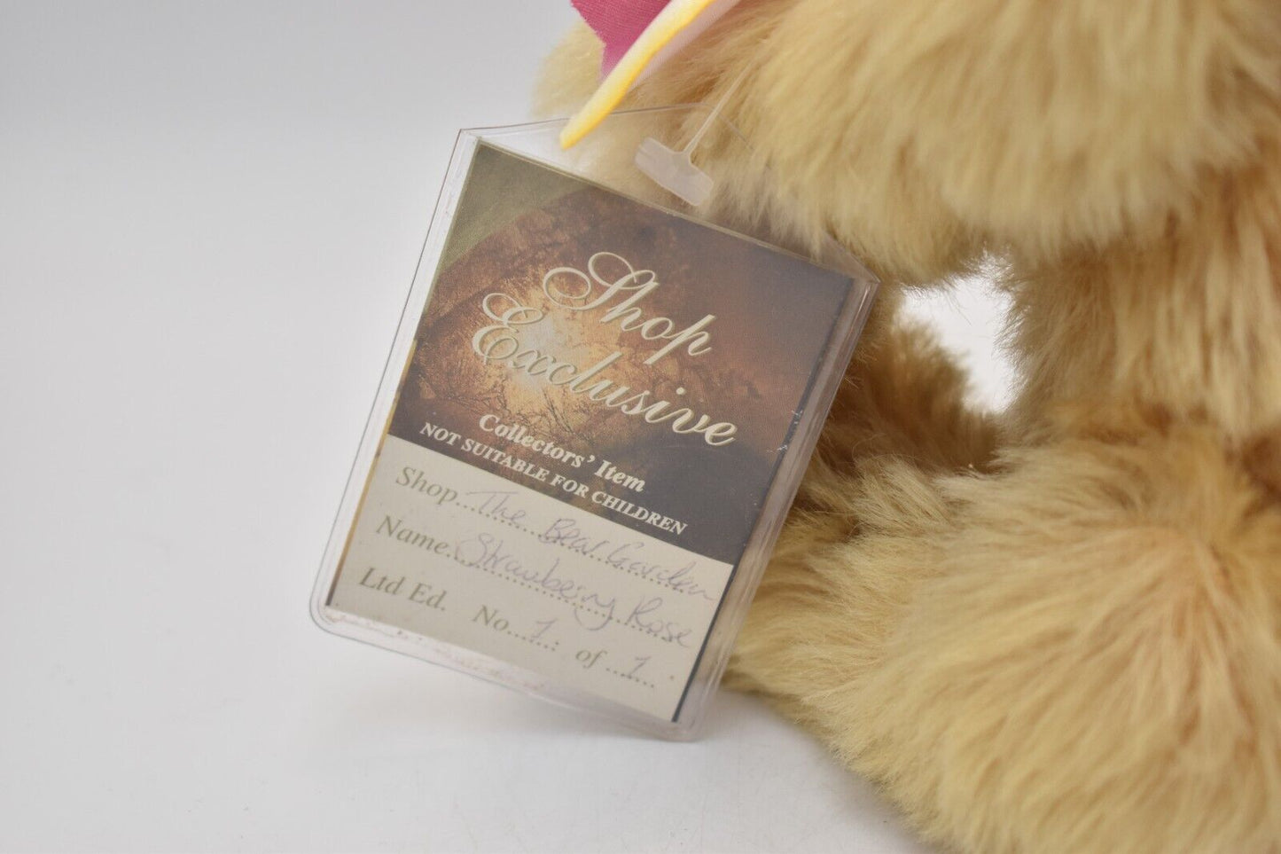 Cotswold Artist Teddy Bear Strawberry Rose OOAK Limited Edition Retired Tagged