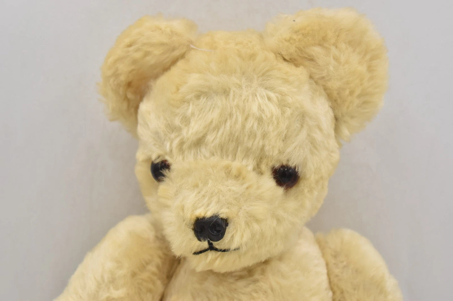 Vintage 1960s Alpha Farnell Mohair Teddy Bear Moulded Nose 46cm