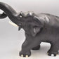 Antique Vintage Black Wood Ebony Decorative Elephant Statue Figurine – 4.7KG