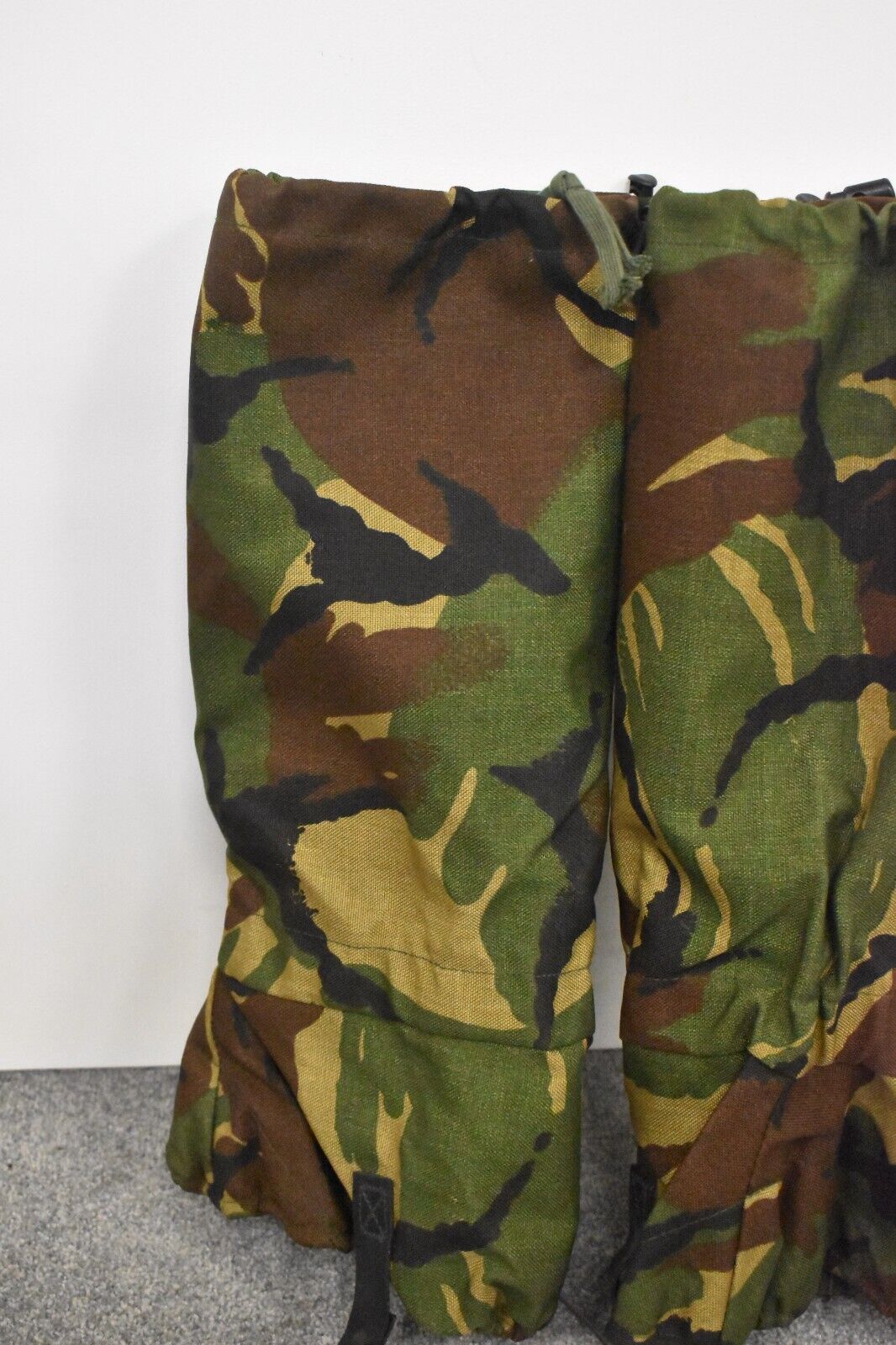 British Army DPM Camouflage Gaiters 1998 Standard Fit – Grade 1