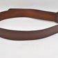 Vintage 1985 Swiss Army Officer’s Brown Leather Belt – 38” Waist – Military