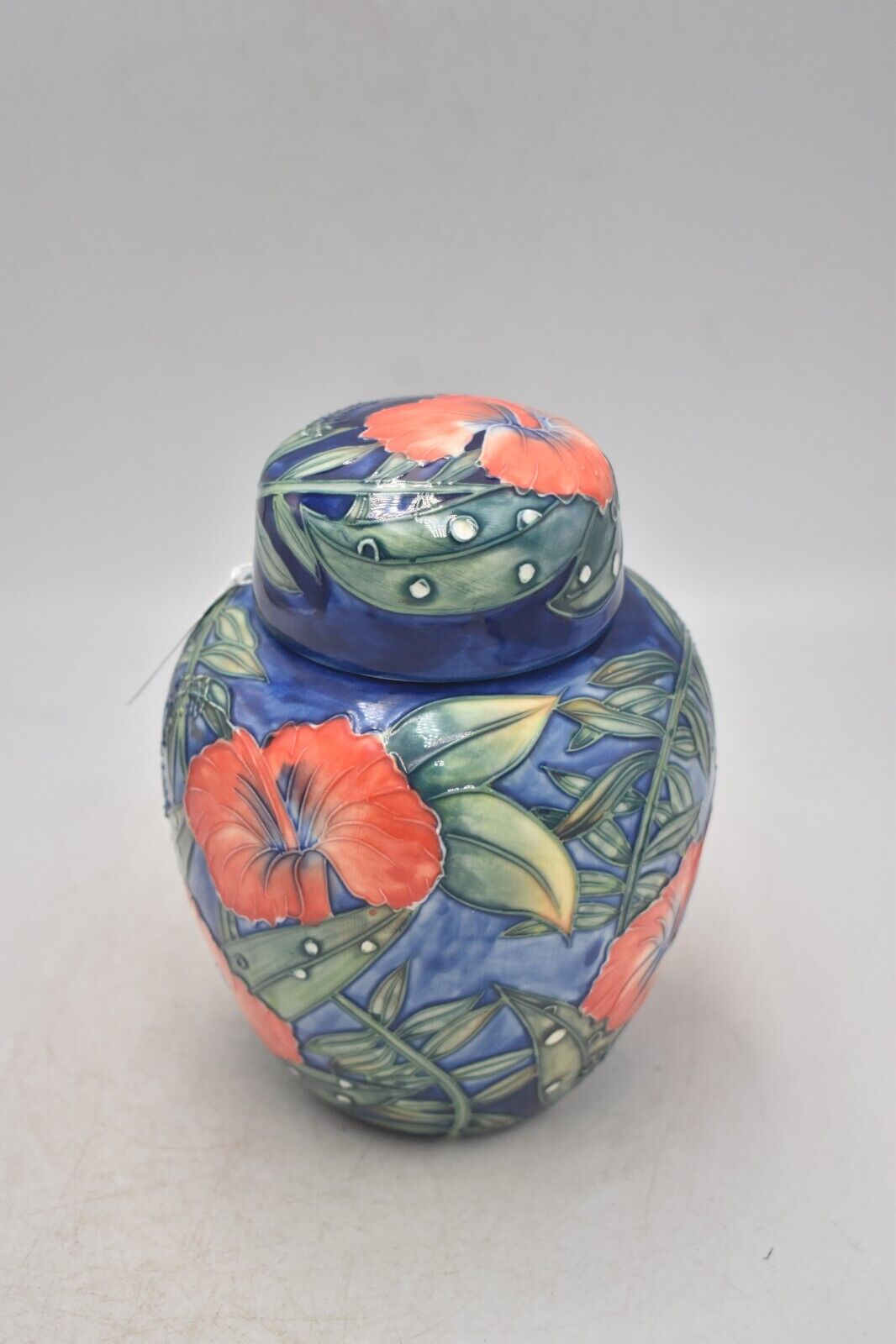 Vintage Old Tupton Ware Hand-Painted Lidded Ginger Jar – Floral Decoration