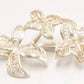 Vintage Sterling Silver 925 Floral Brooch Women's Jewellery 4.5cm x 3.5cm