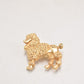 Vintage Poodle Dog Gold Plated Brooch – Women's Jewellery