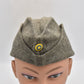 WWII Era Swedish Army Winter Wool Side Cap Military Field/Garrison Cap, Size 57