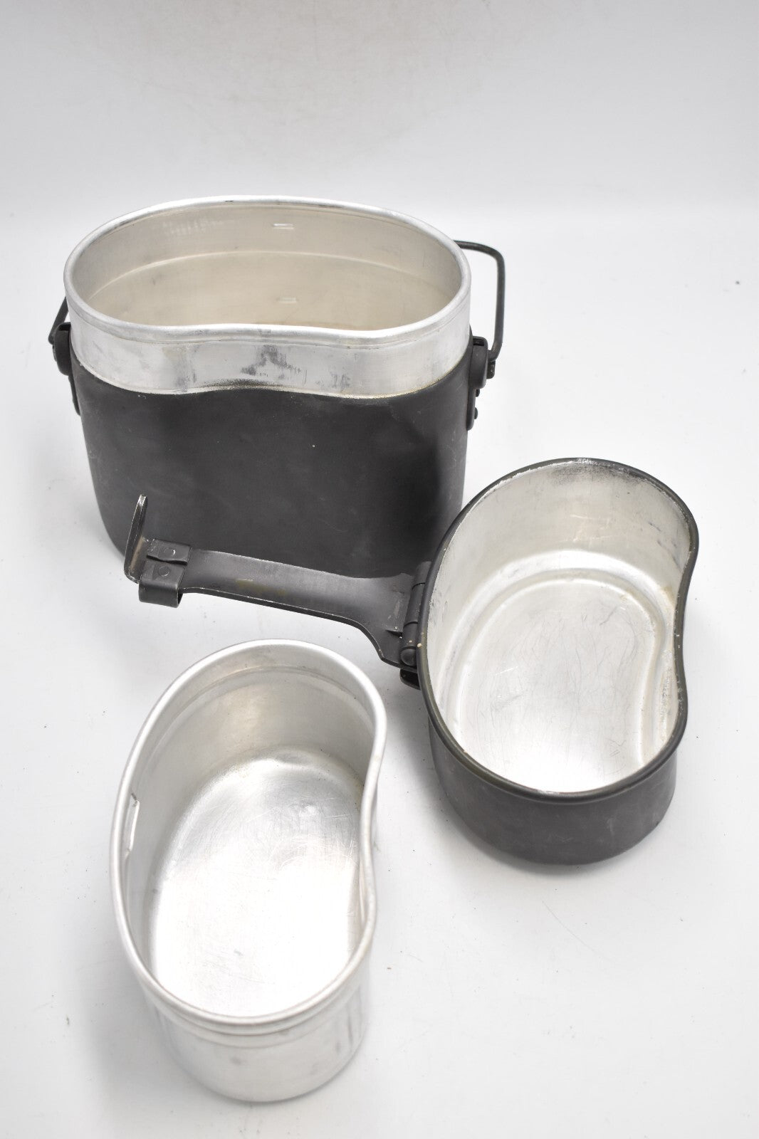 Vintage German Army Mess Tin Billy Can Set Bundeswehr Military Surplus Camping