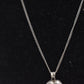 Vintage Sterling Silver 925 Necklace with Heart Locket Pendant – 40cm