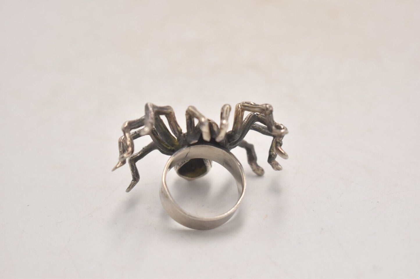 Vintage Sterling Silver 925 Spider Ring - Large Statement Piece Size S
