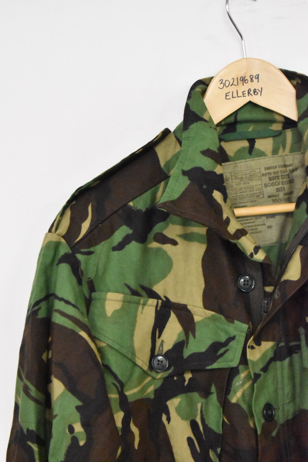British Army DPM Combat Jacket Size 160/88 Camouflage Airsoft, Fishing Paintball