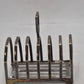 Antique James Dixon & Sons Silver Plated Six Slice Toast Rack