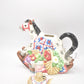 Vintage Fitz & Floyd Omnibus Countryside Rocking Horse Teapot – Decorative