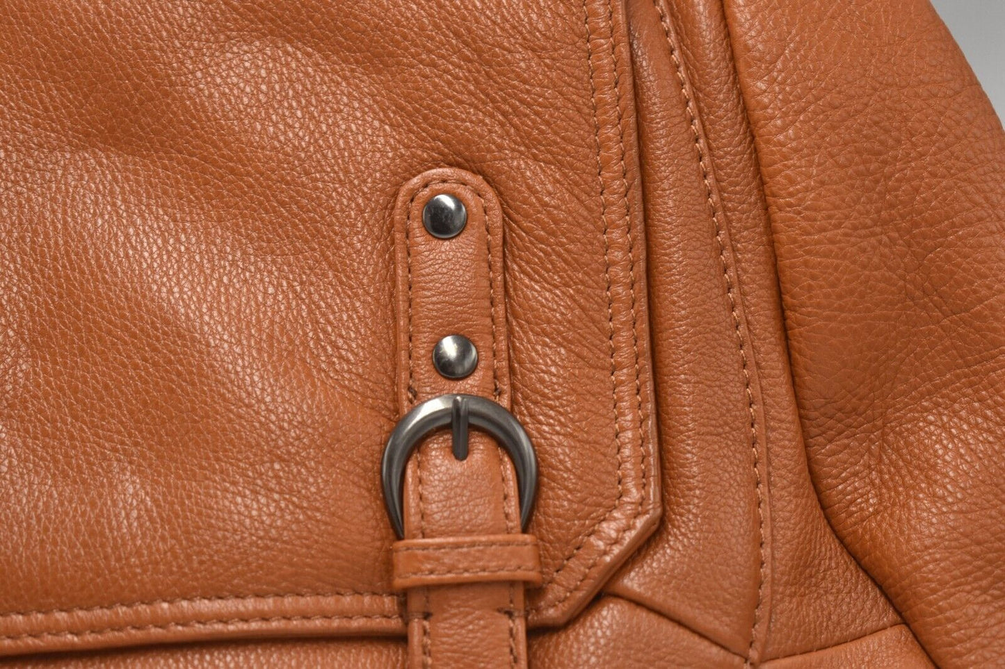 Carpisa Tan Soft Leather Handbag Ladies Shoulder Bag
