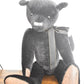 Merrythought Alpha Farnell Black Mohair Teddy Bear - Growler Limited Edition