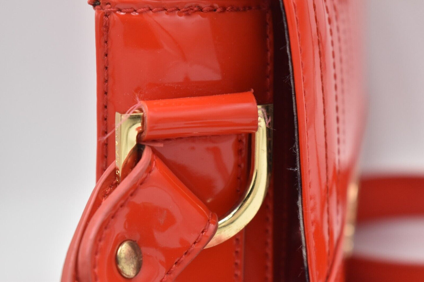 Ted Baker Red Patent Crossbody Handbag – Glossy Ladies Bag with Adjustable Strap