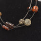 Vintage Retro Boho Multi-Colour Glass, Beaded & Metal Ladies Necklace – 38cm