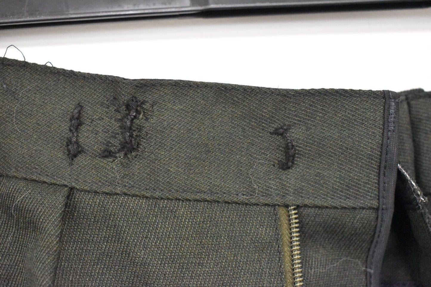 British Army Men's Barrack Dress Trousers – Dark Green – W30" L29"