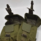 British Army Olive Green PLCE Left Hand Double Ammunition Pouch – Dated 1989