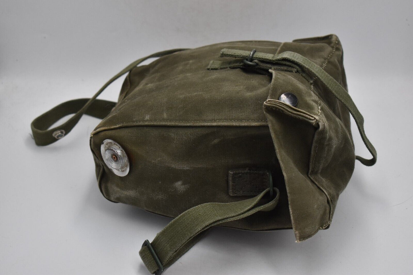 British Army Mk 1 S6 Gas Mask Bag Respirator Haversack 58 Patt. Olive Green 1967