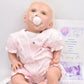 Reborn Baby Girl Annabel by Angie 19" Blonde Hair Blue Eyes Genesis Paint