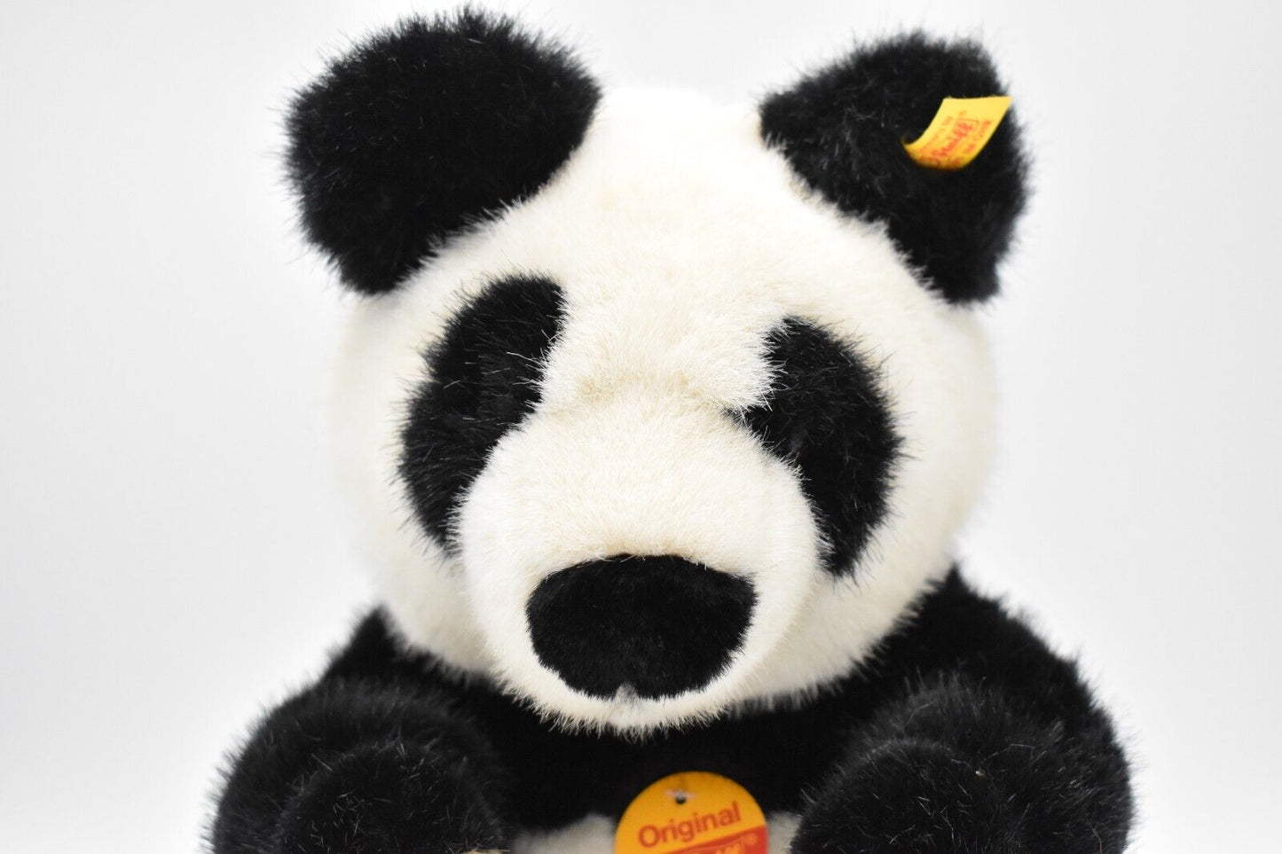 Steiff Classic Plush Panda 060175 Soft Toy – Retired & Tagged