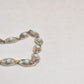 Vintage Silver Metal & Turquoise Boohoo Style Bracelet – 18cm