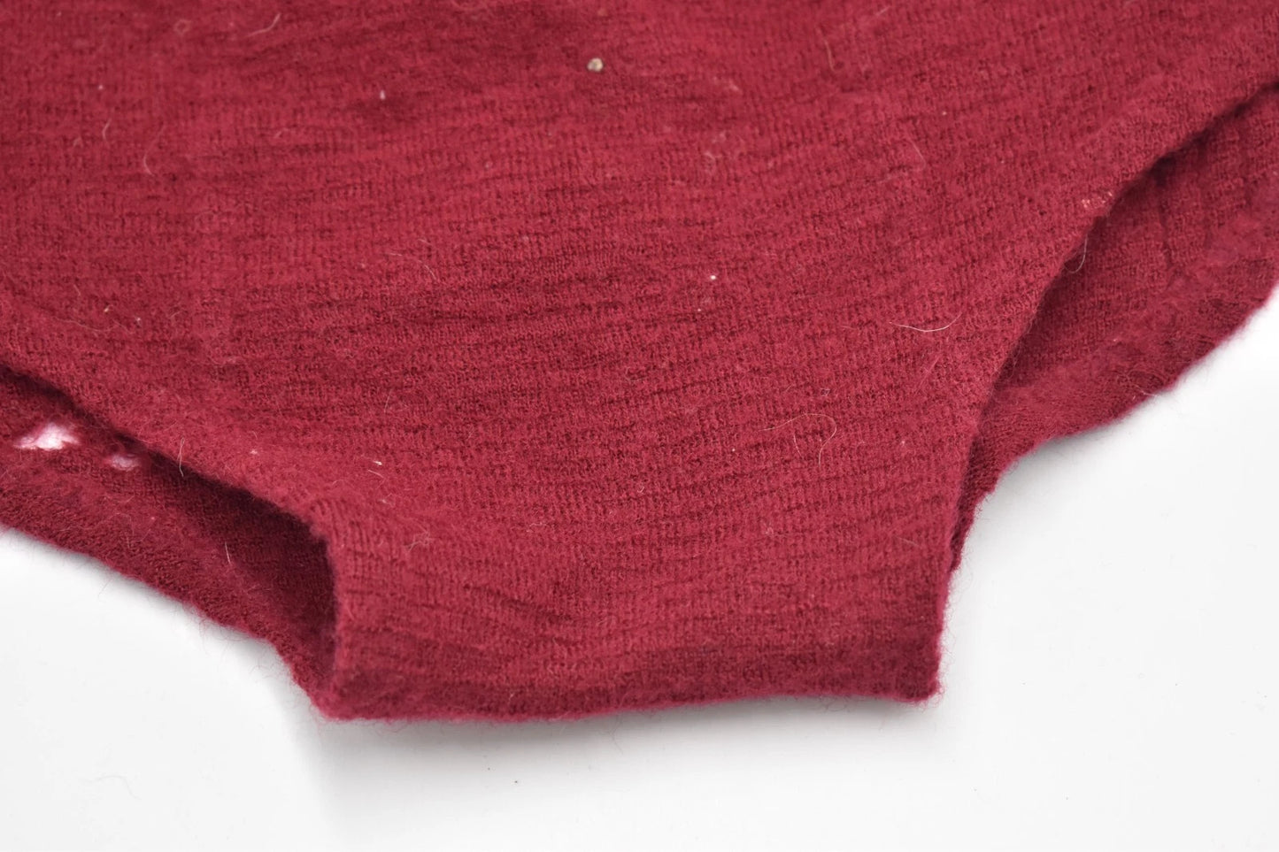 Vintage 1920s Men's Maroon Red Wool Swimming Trunks Capstan