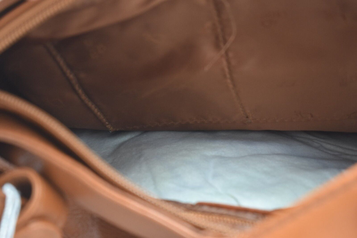 Carpisa Tan Soft Leather Handbag Ladies Shoulder Bag