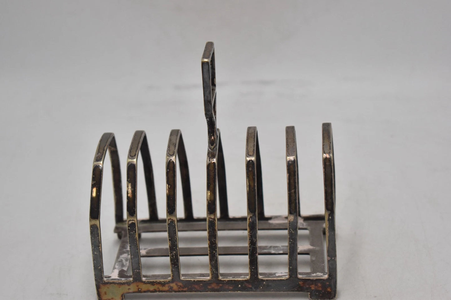 Antique James Dixon & Sons Silver Plated Six Slice Toast Rack