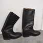 British Army Cavalry Tall Black Leather Riding Boots – UK Size 6