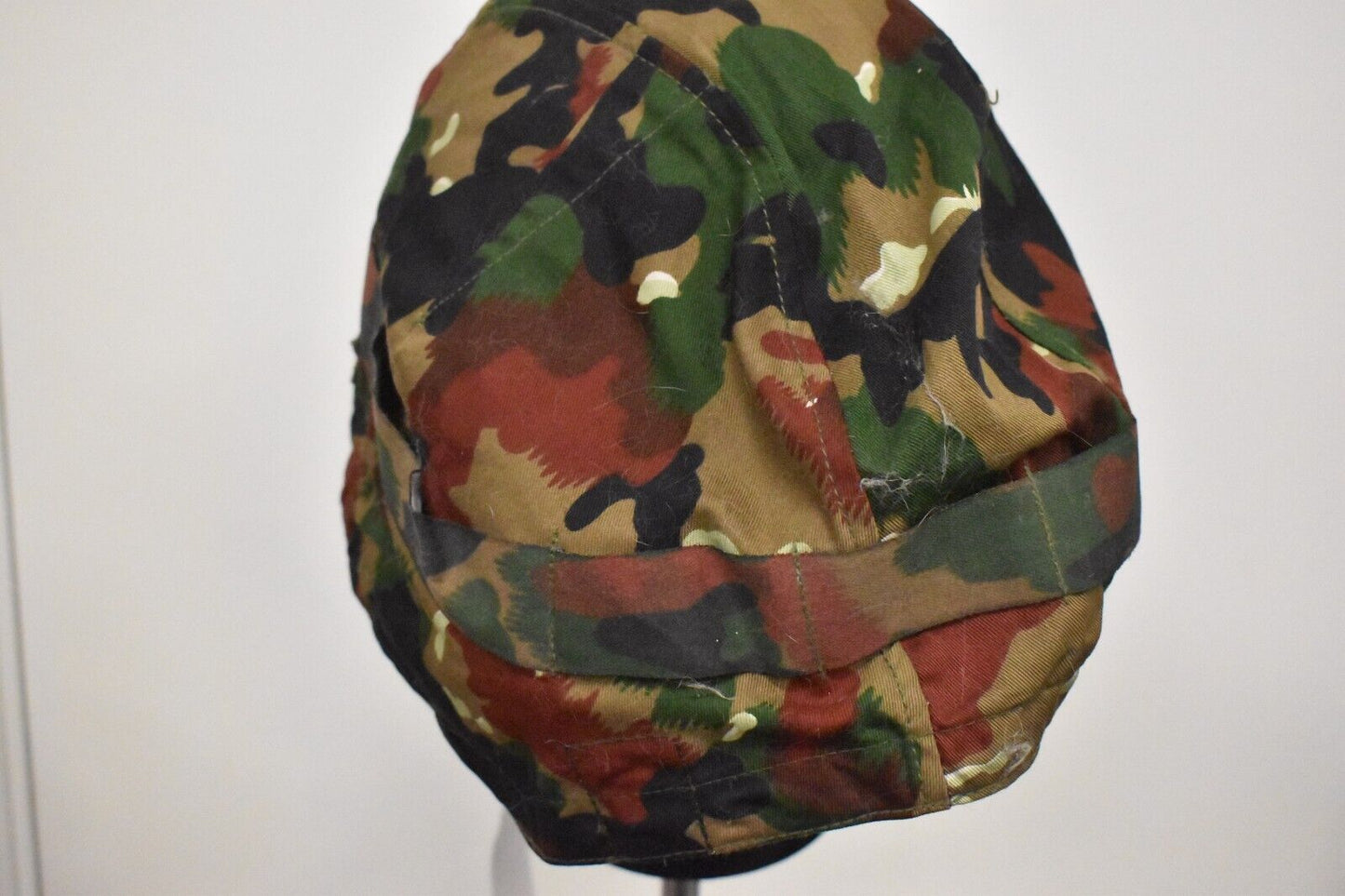 Swiss Army M71 Helmet Cover – Cotton Alpenflage Camo Alpentarn