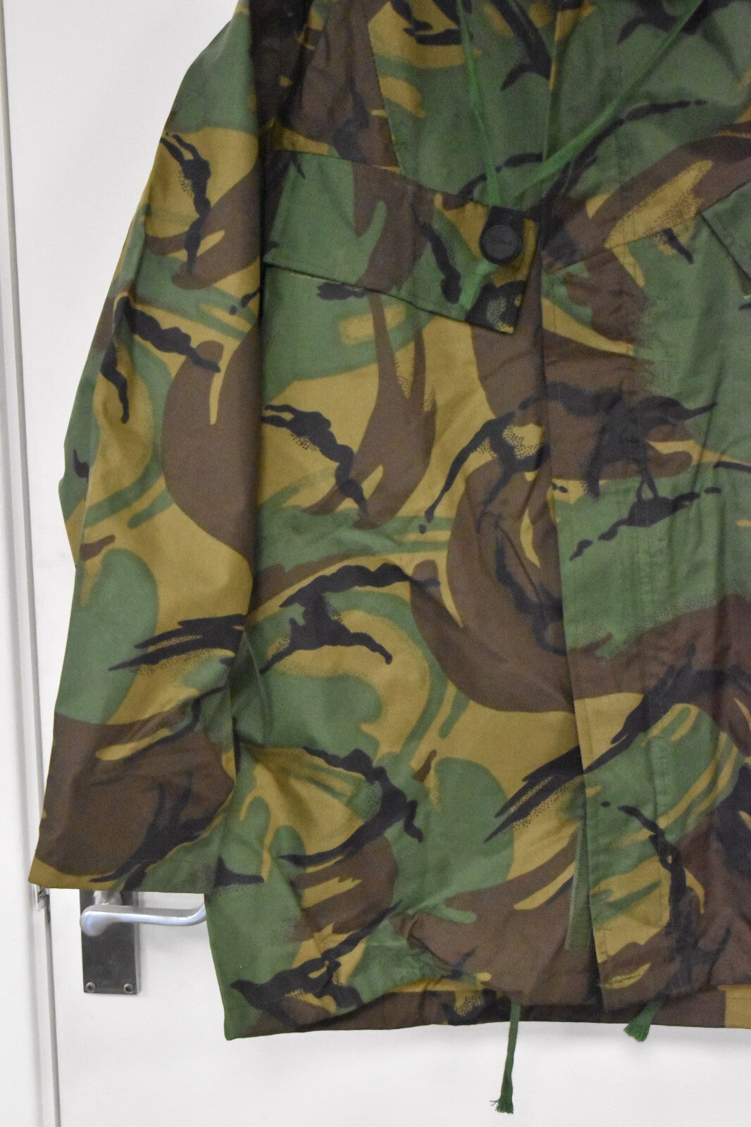 British Army Smock PVC Waterproof DPM Woodland Hooded Jacket Medium 170/90