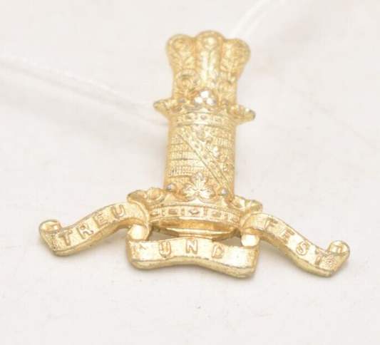 Vintage 11th Hussars Cap Badge British Army 1960s Staybrite