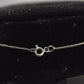 Vintage 925 Sterling Silver Spider Web Pendant Necklace - 42cm