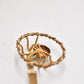 Antique Spider Pyrite & Green Chalcedony Brooch - Ladies Jewellery