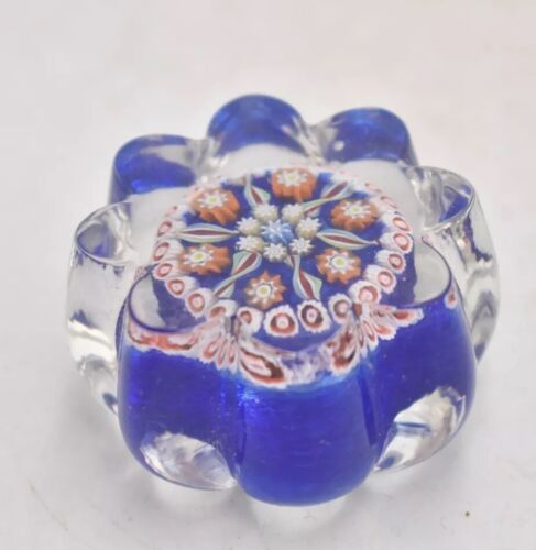 Vintage Perthshire Millefiori Flower Paperweight – Decorative Art Glass