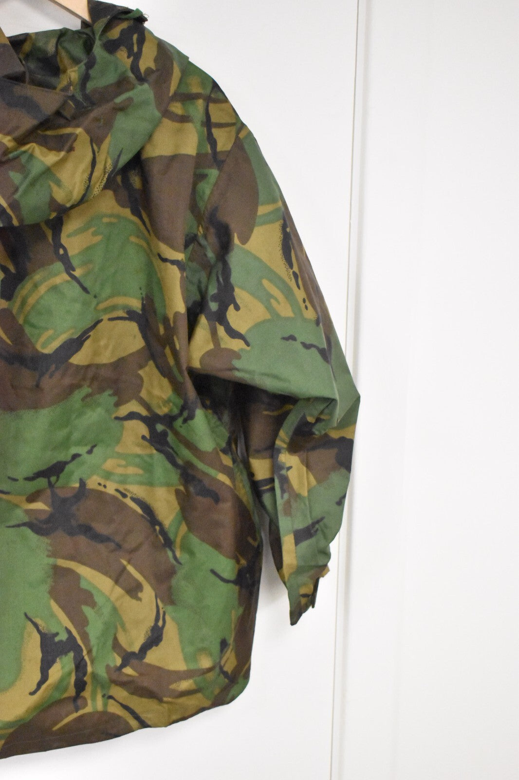 British Army Smock PVC Waterproof DPM Woodland Hooded Jacket Medium 170/90
