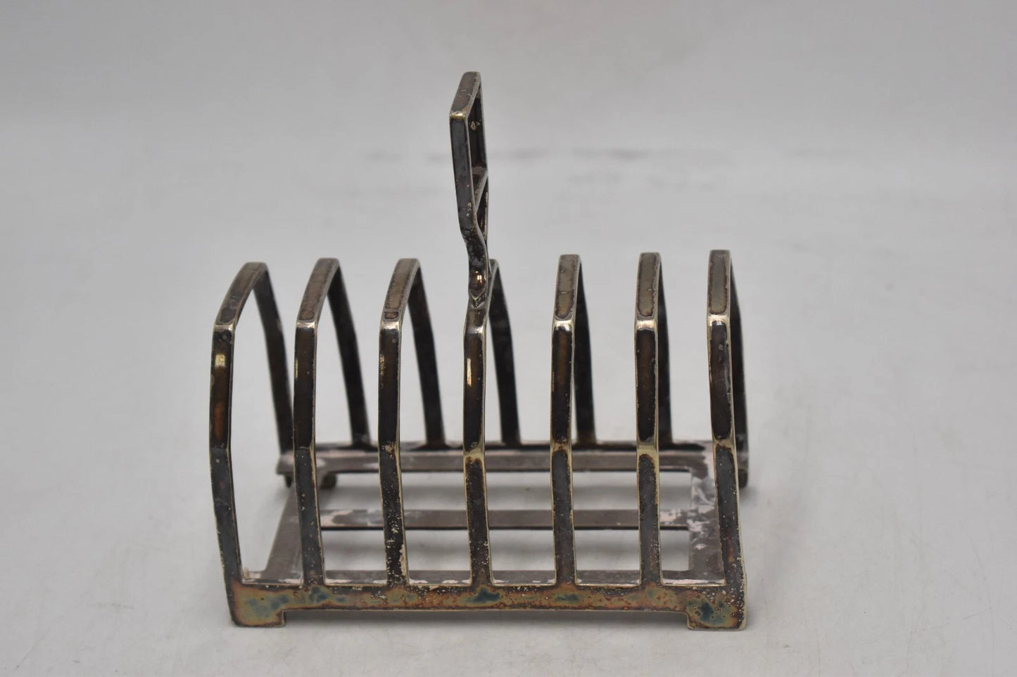 Antique James Dixon & Sons Silver Plated Six Slice Toast Rack