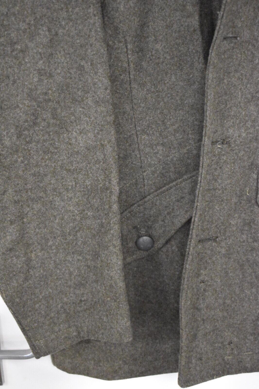 Vintage 1960s Swedish Army Haga Wool Jacket – Size 46" Chest – Dated 1962