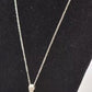 Vintage Sterling Silver 925 Necklace with Foliate Etched Locket Pendant – 46cm