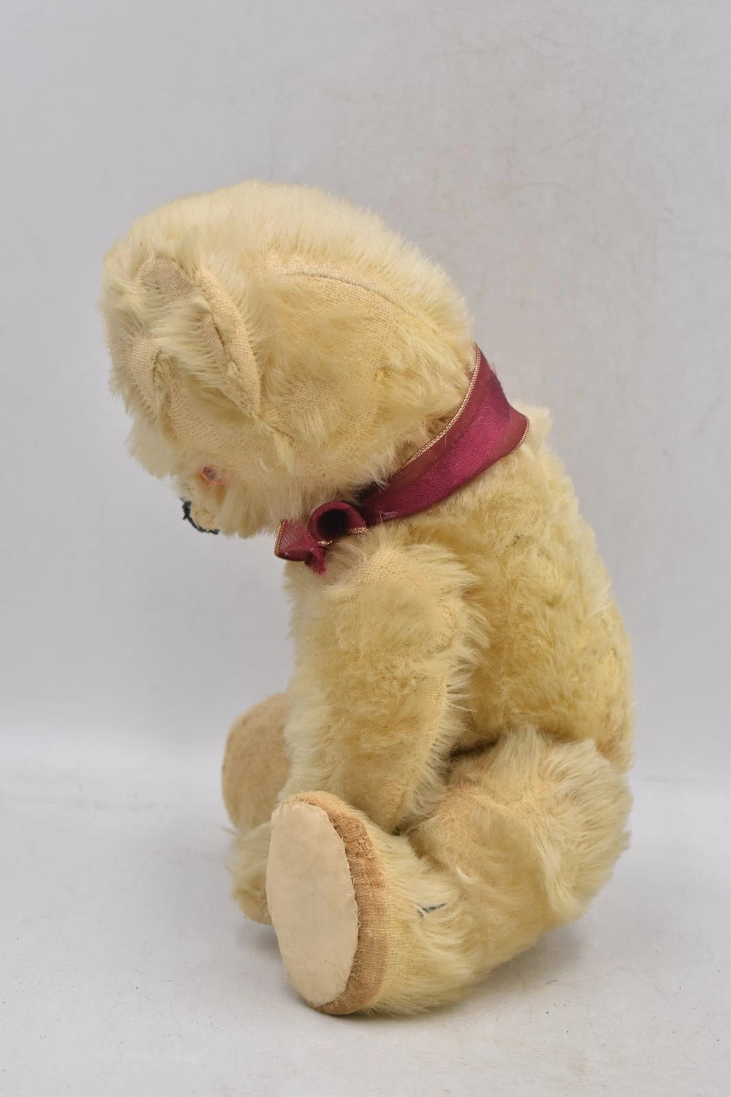 Vintage 1950s Chiltern Toys Mohair Teddy Bear Fully Jointed 36cm